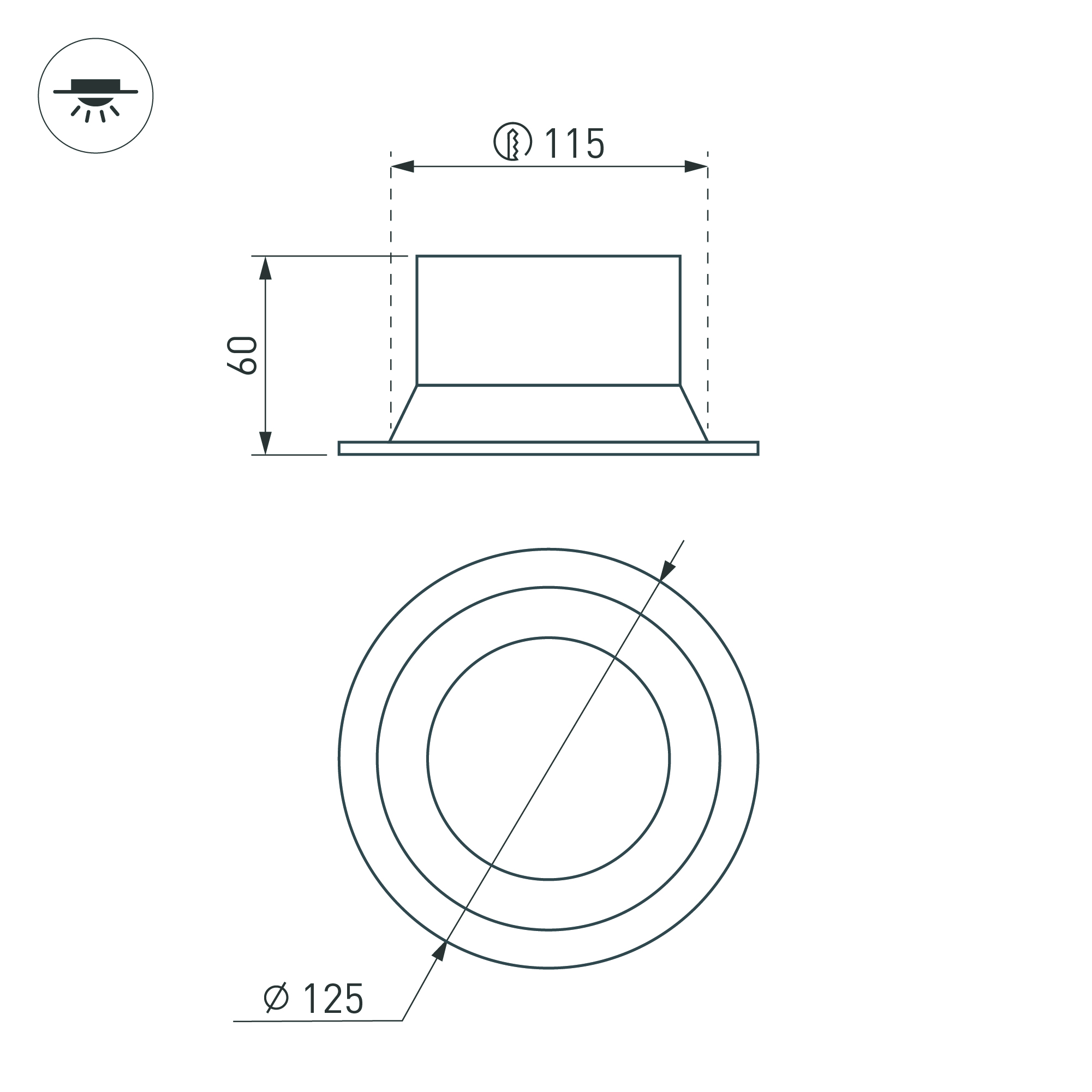 Встраиваемый светодиодный светильник Arlight Breeze 16W 4000K 035614