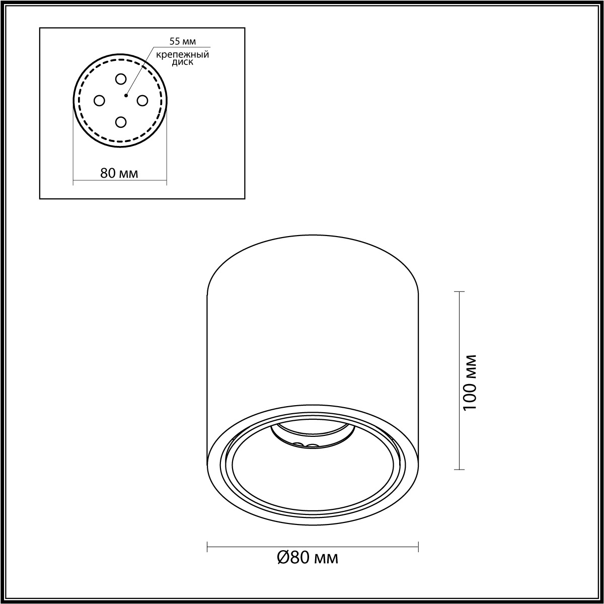 Потолочный светодиодный светильник Odeon Light Redo 6619/10CL