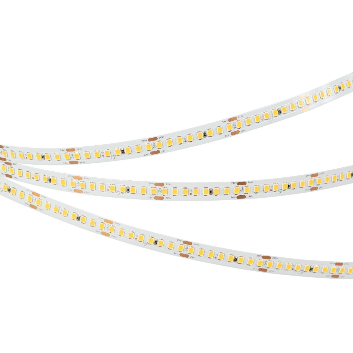 Светодиодная лента Arlight 17,6W/m 192LED/m 2835 White6000 10mm 24V 5M IP20 038773