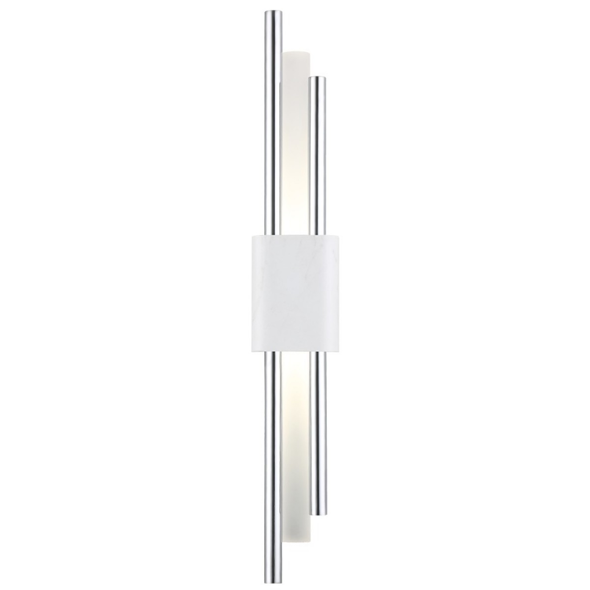 Бра Crystal Lux CARTA AP6W LED WHITE/CHROME