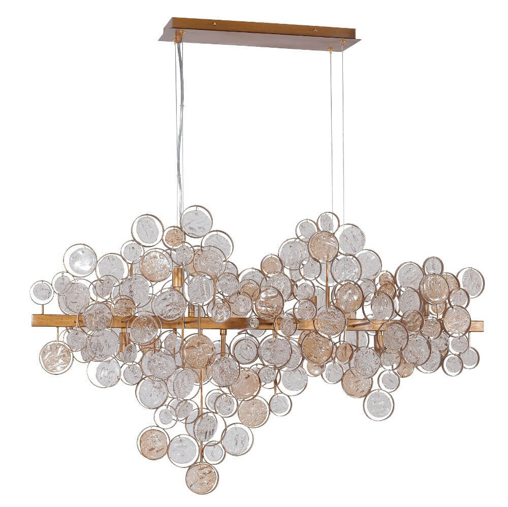 Подвесная люстра Crystal Lux Deseo SP12 L1000 Gold