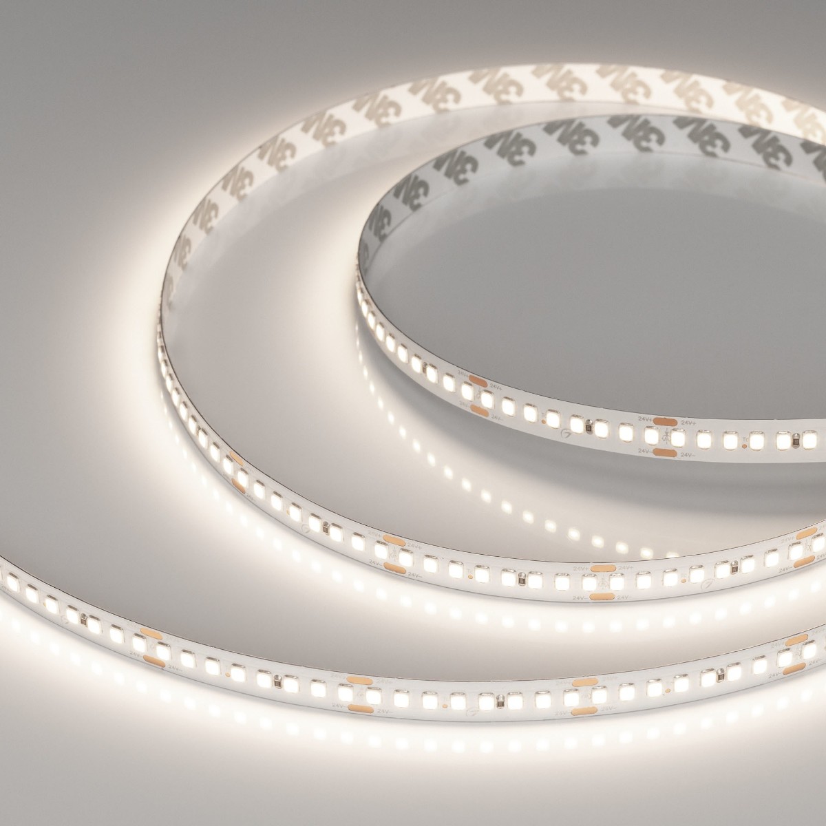 Светодиодная лента Arlight 17,6W/m 192LED/m 2835 Day4000 10mm 24V 5M IP20 036212