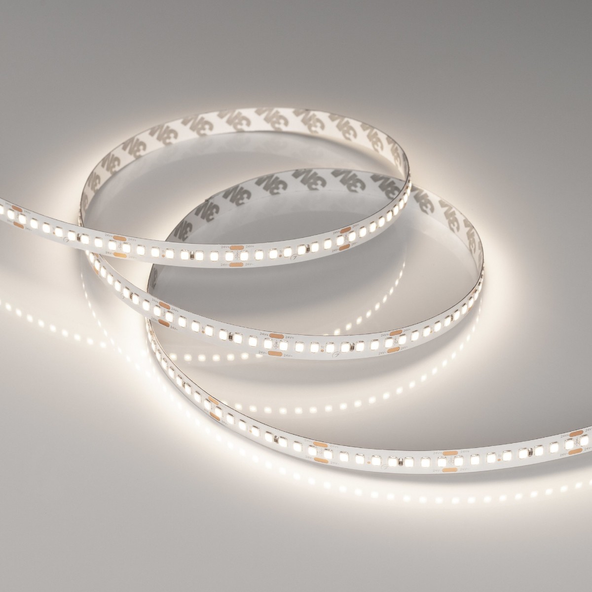 Светодиодная лента Arlight 17,6W/m 192LED/m 2835 Day4000 10mm 24V 5M IP20 036212