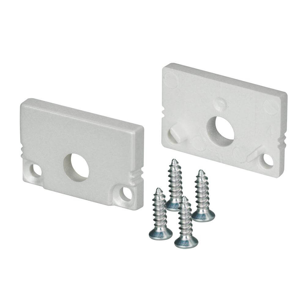 Пара заглушек с отверстием для профиля Arlight SL-Slim20-H13 024493