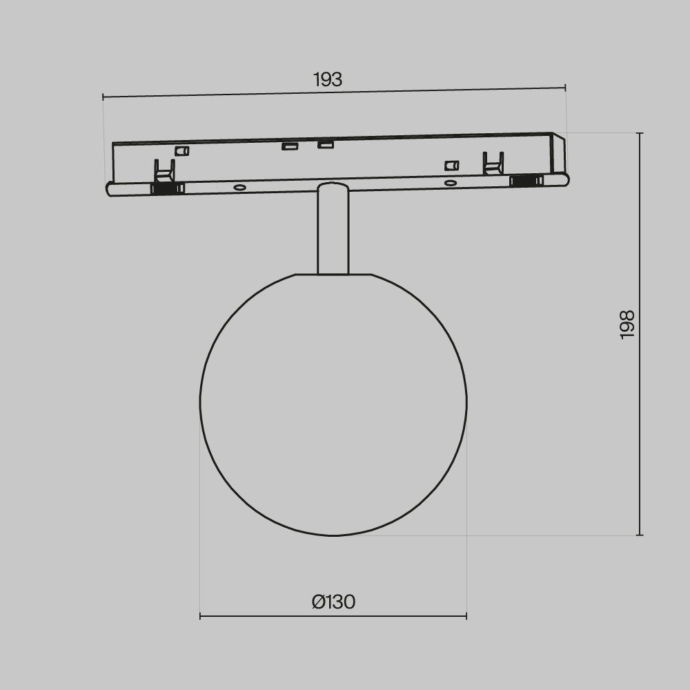 Трековый светильник Maytoni Exility Luna 2700-6000K 5Вт 360 Dim Smart TR038-4-5W3K-WW-DS