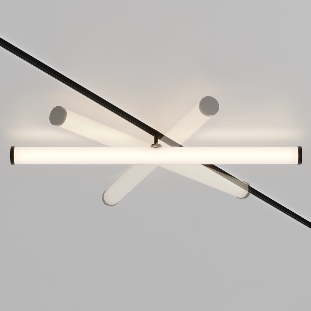 Трековый светильник Maytoni Exility Larc 2700-6000K 25Вт 360 Dim Smart TR086-4-25W-DS-B
