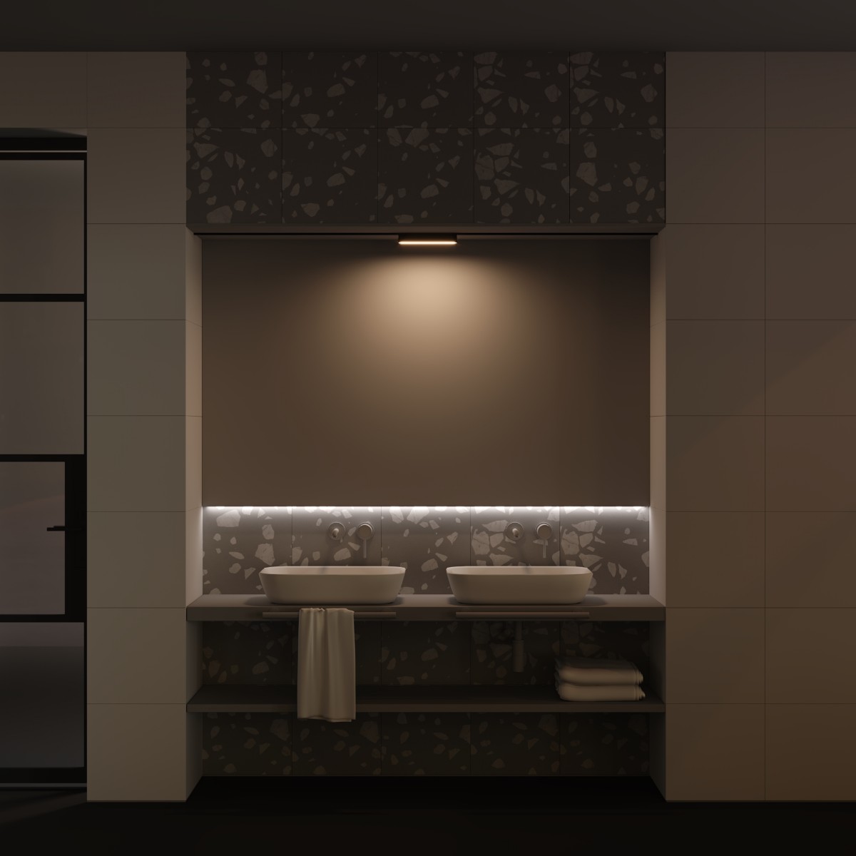 Трековый светильник Maytoni Radity Basis 3000K 12Вт 120 TR080-1-12W3K-B