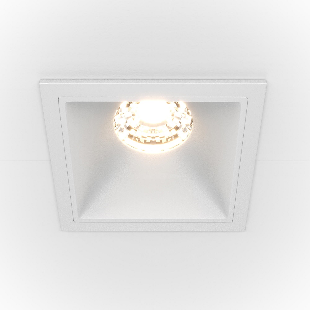 Встраиваемый светильник Maytoni Alfa LED DL043-01-10W3K-SQ-W