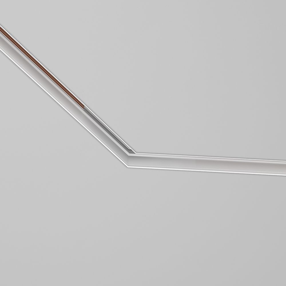 Коннектор угловой 135 встраиваемый Maytoni Technical Exility TRA034CLO-42W
