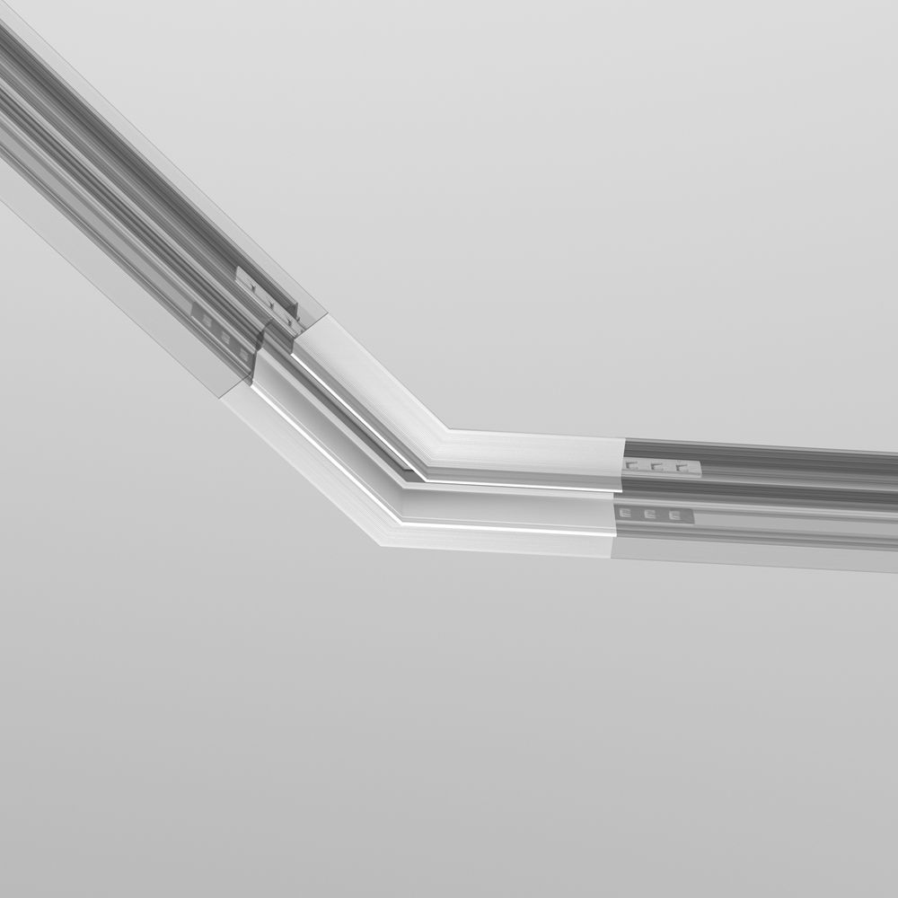 Коннектор угловой 135 встраиваемый Maytoni Technical Exility TRA034CLO-42W