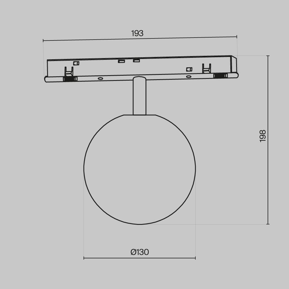 Трековый светильник Maytoni Exility Luna 2700-6000K 5Вт 360 Dim Smart TR038-4-5W3K-WW-DS-W