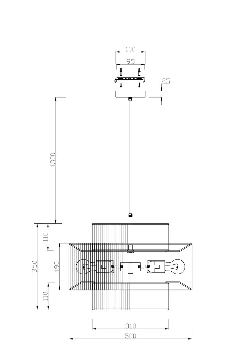 Подвесная люстра AvaGarden FR5249PL-03BG1