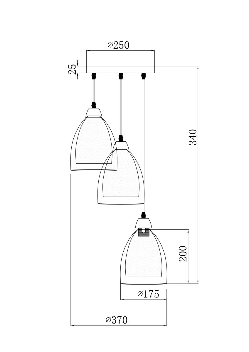 Подвесной светильник Freya Astery FR5375PL-03CH2