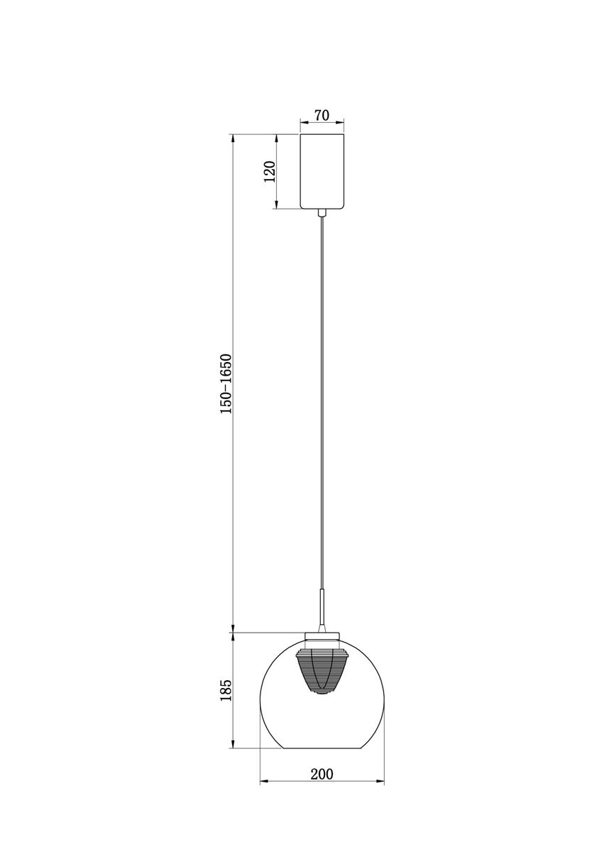 Подвесной светильник Freya Fume FR5399PL-L4BS2