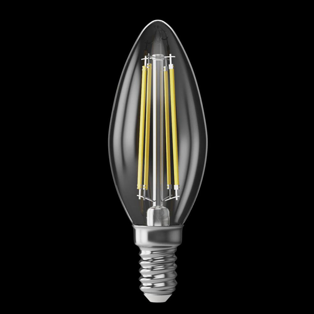 Светодиодная лампа Voltega Crystal Candle E14 7W 2800K прозрачная CRI97 7152