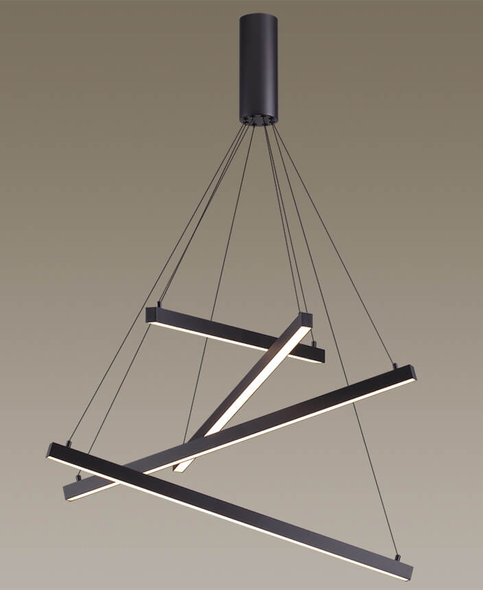 Подвесная светодиодная люстра Odeon Light Cometa 3860/48B