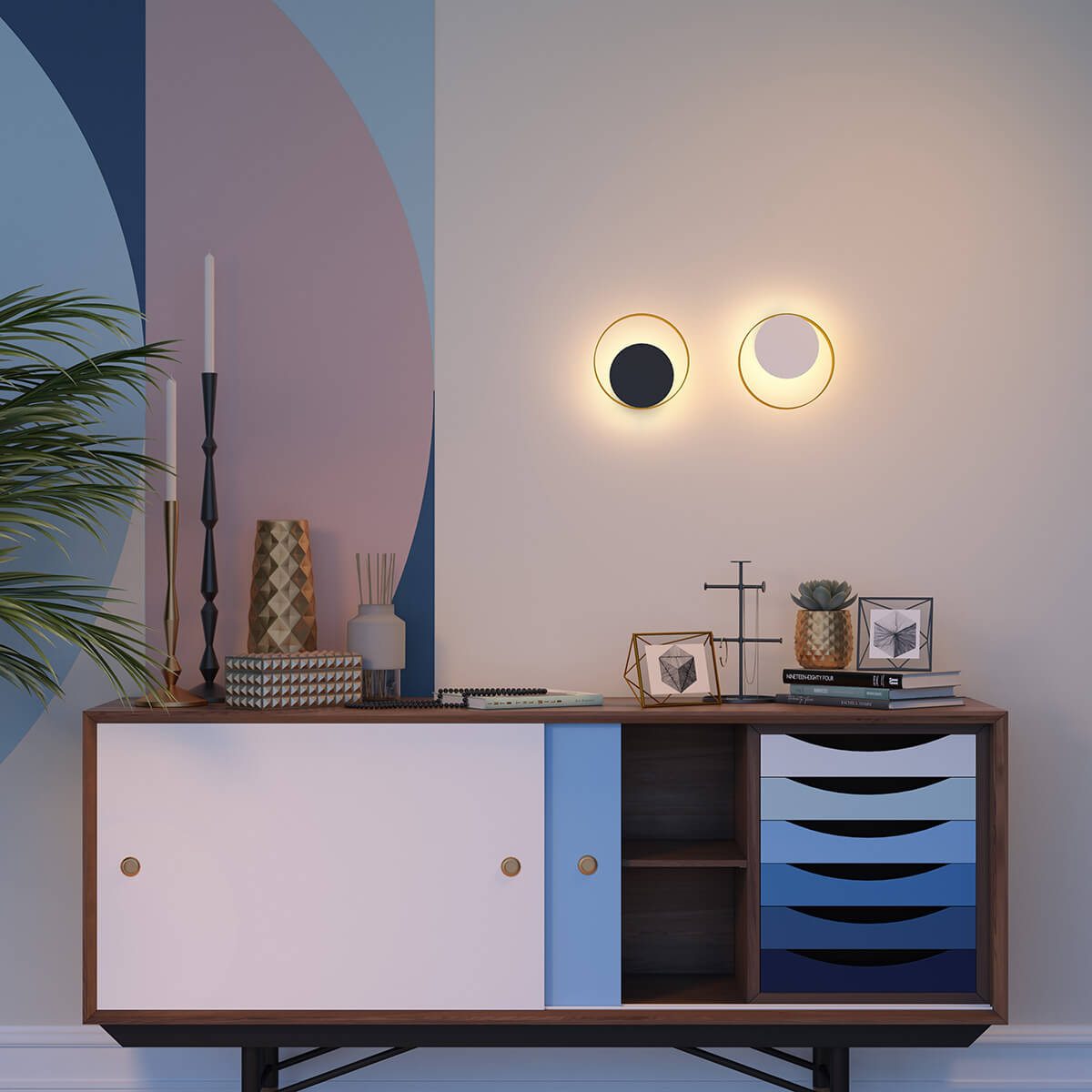Настенный светодиодный светильник Odeon Light Mondy 3899/7WW