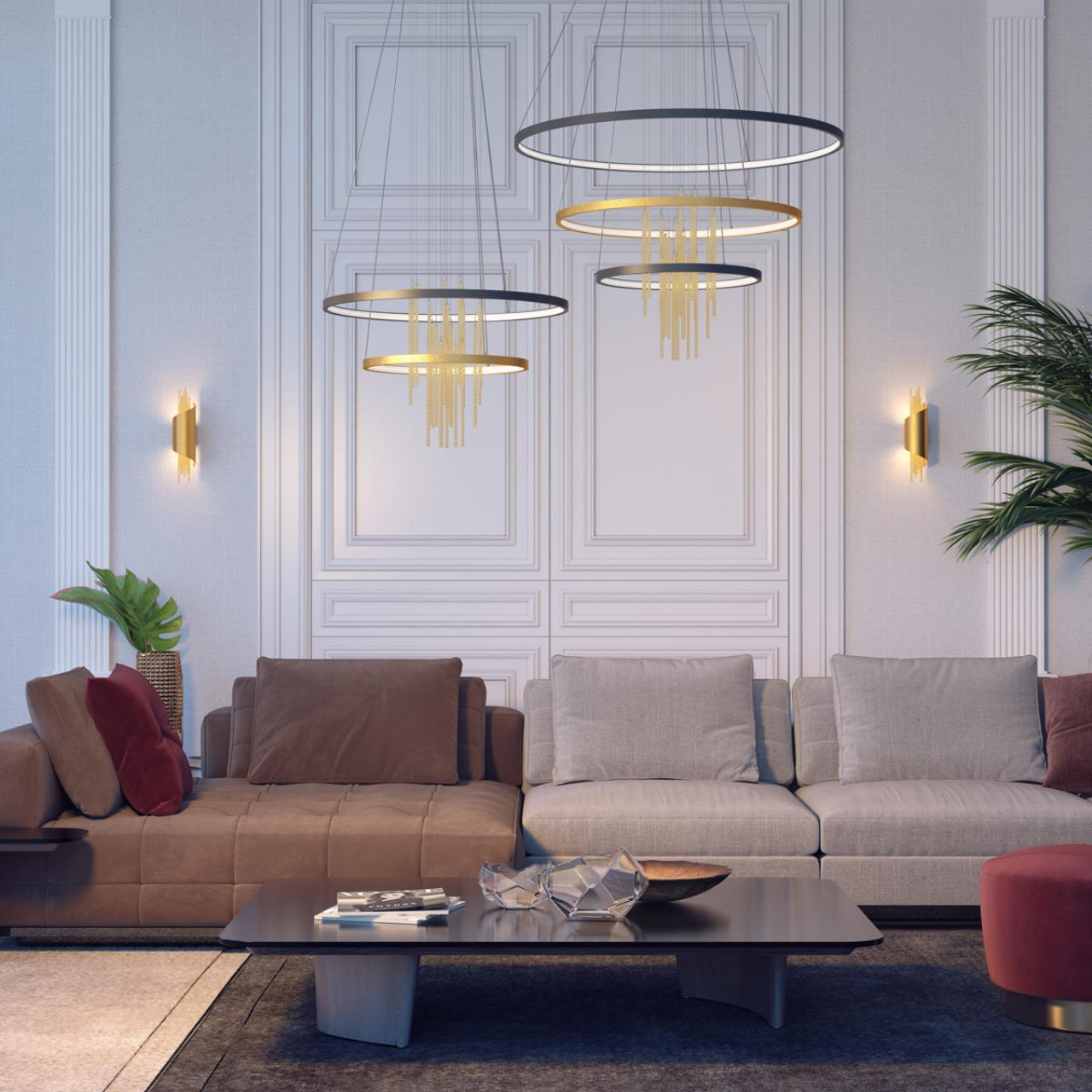 Подвесная светодиодная люстра Odeon Light Monica 3901/99L
