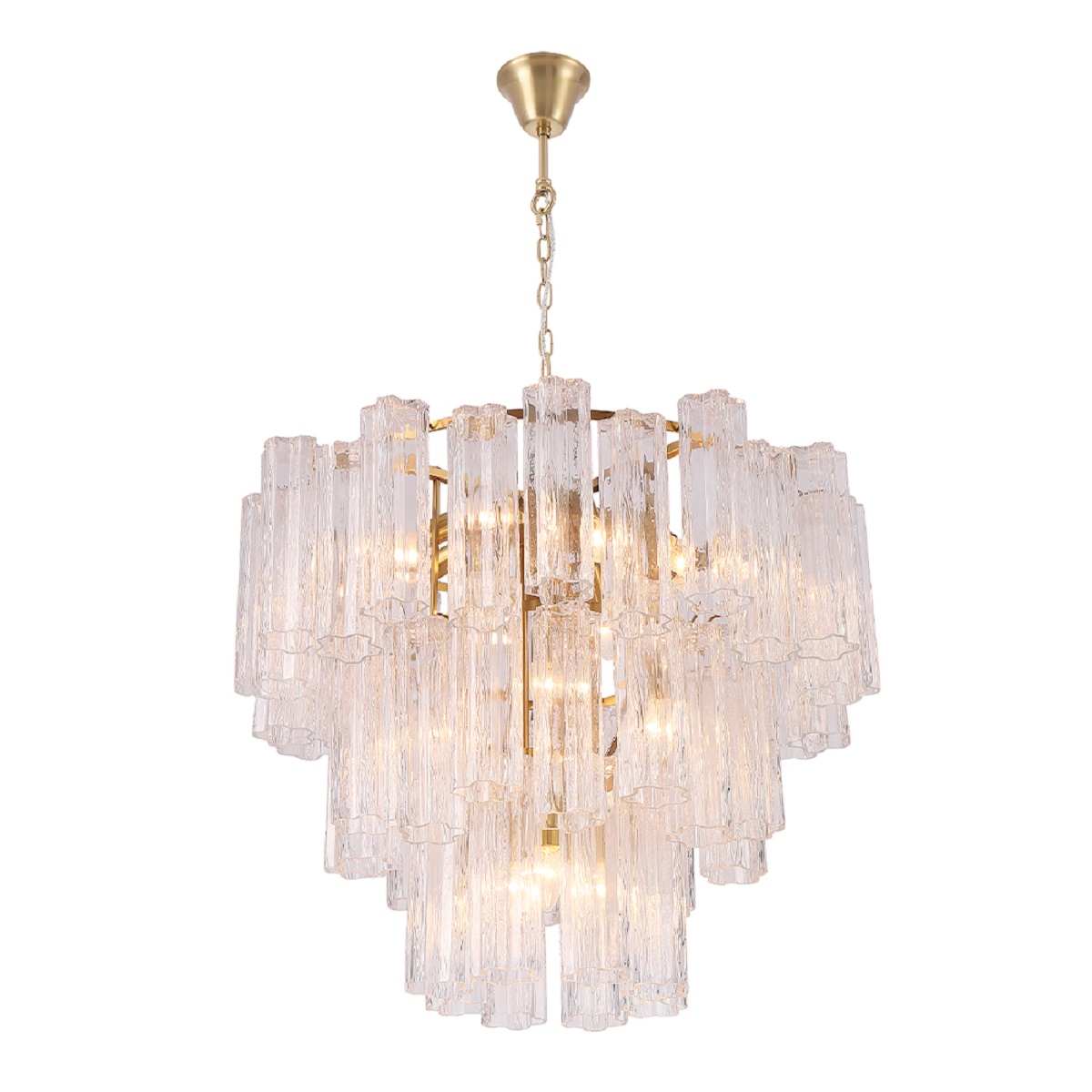 Подвесная люстра Crystal Lux Rose SP15 BRASS