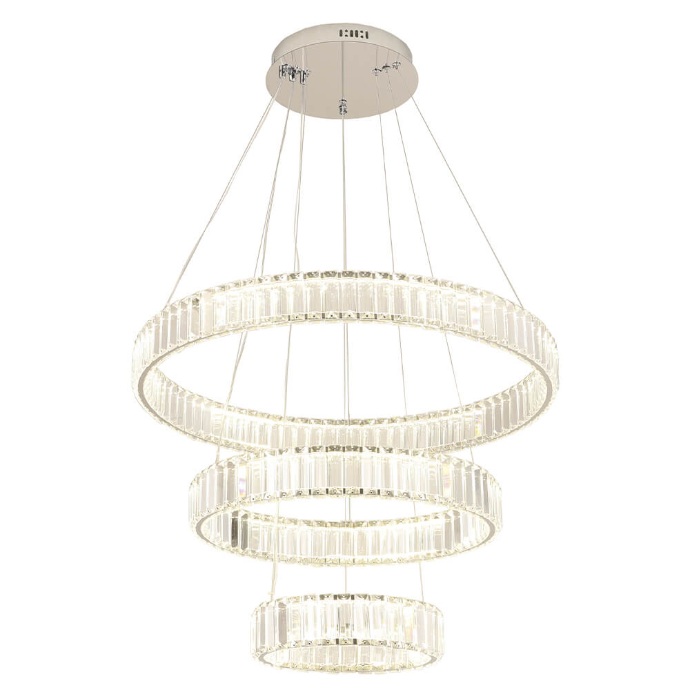 Подвесная люстра Crystal Lux Musika SP150W Led Chrome