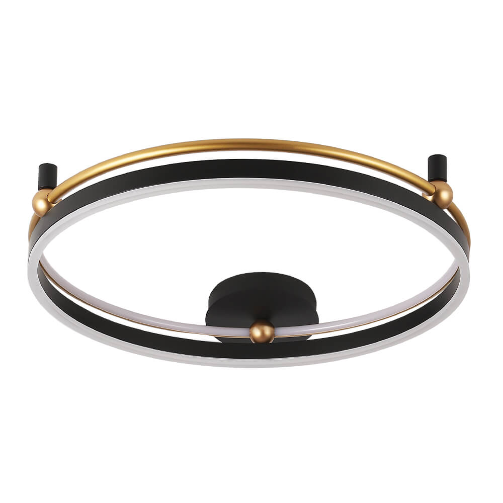 Потолочная люстра Crystal Lux Fernando PL72W Led Black/Gold