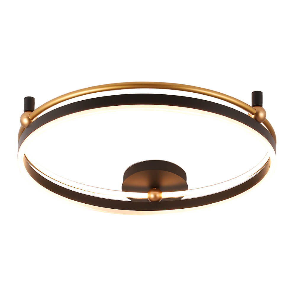 Потолочная люстра Crystal Lux Fernando PL72W Led Black/Gold