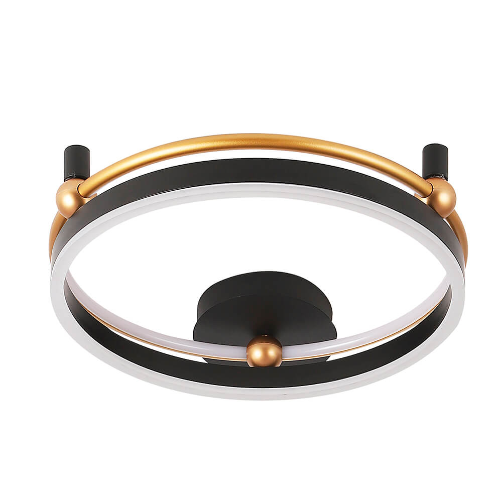 Потолочная люстра Crystal Lux Fernando PL48W Led Black/Gold