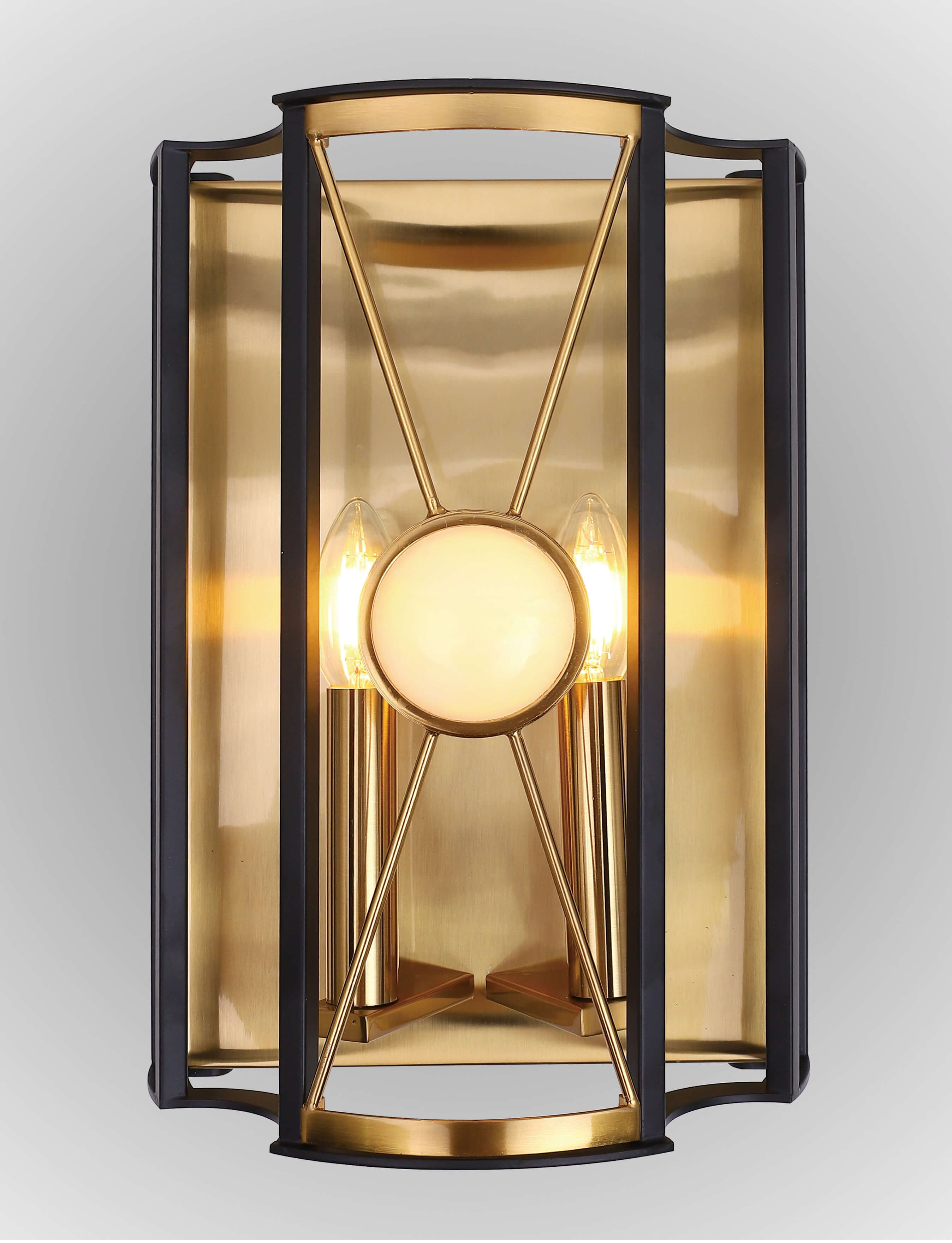 Бра Crystal Lux Tandem AP2 Gold