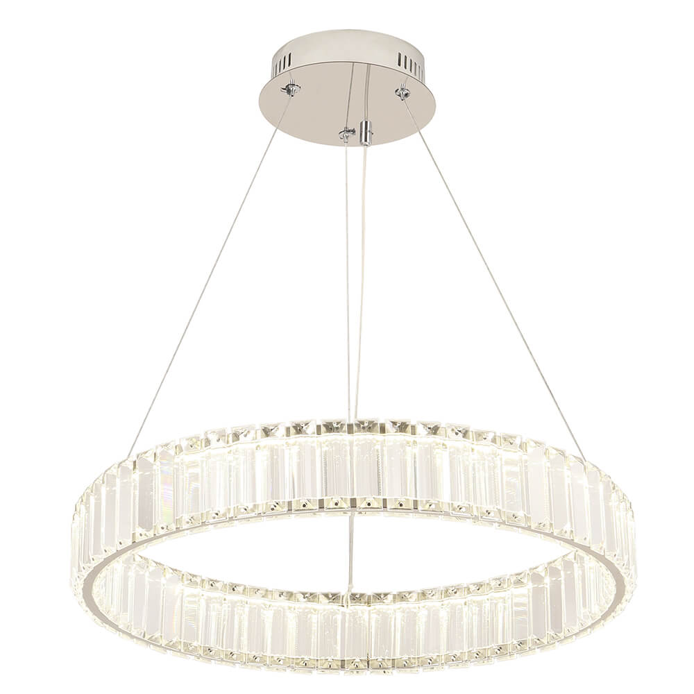 Подвесная люстра Crystal Lux Musika SP50W Led Chrome