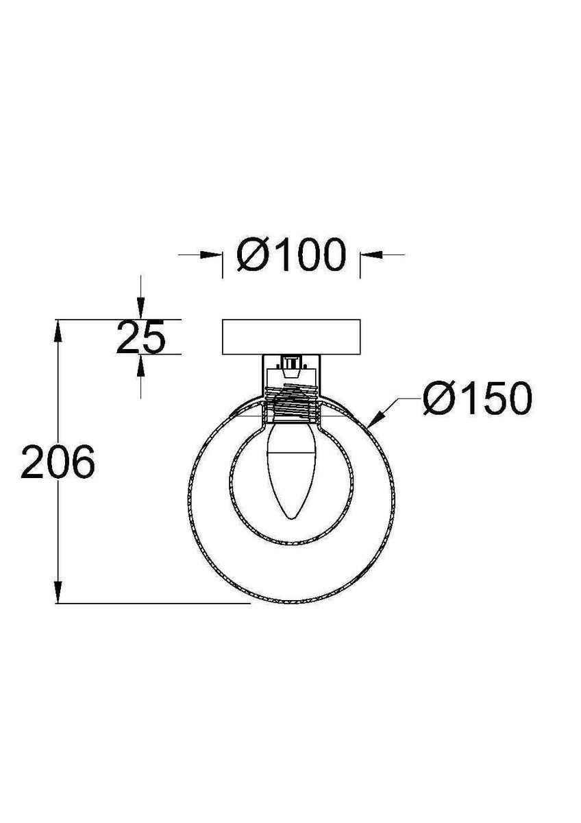 Настенный светильник Maytoni Basic form MOD521WL-01G1