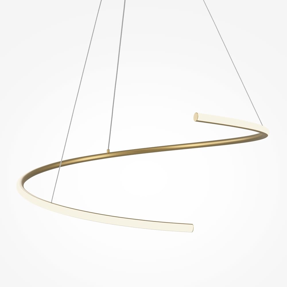 Подвесная светодиодная люстра Maytoni Curve MOD242PL-L33BSK
