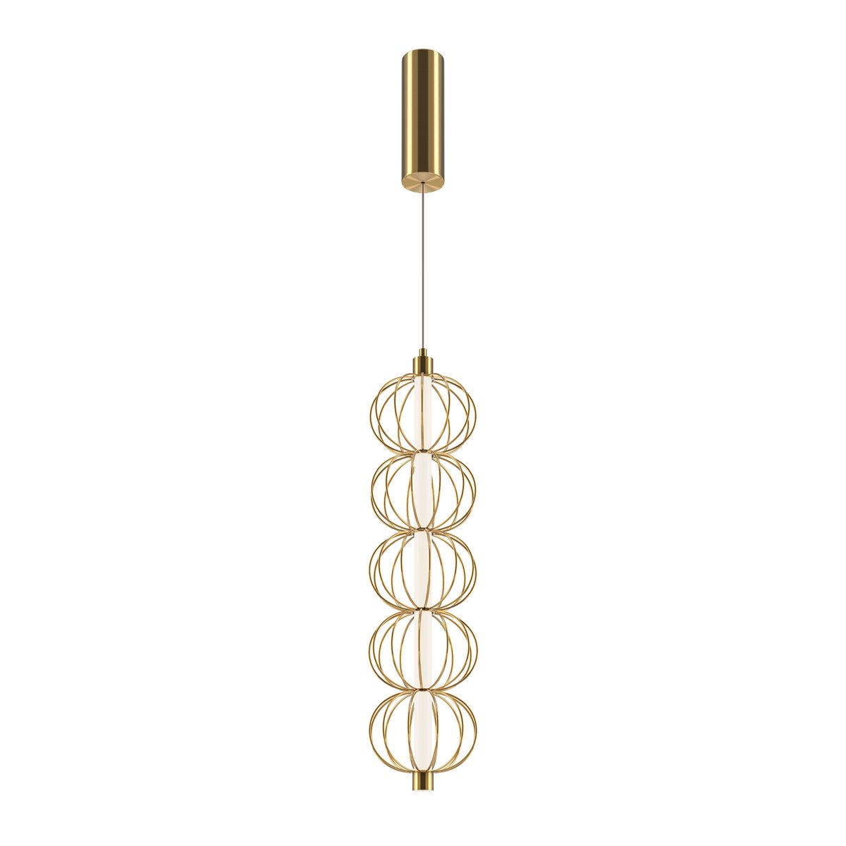 Подвесной светодиодный светильник Maytoni Golden Cage MOD216PL-L10G3K