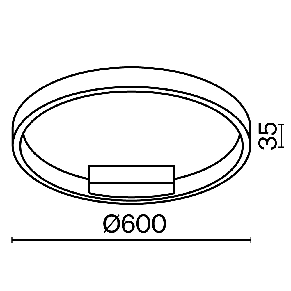 Потолочная светодиодная люстра Maytoni Rim MOD058CL-L35BK