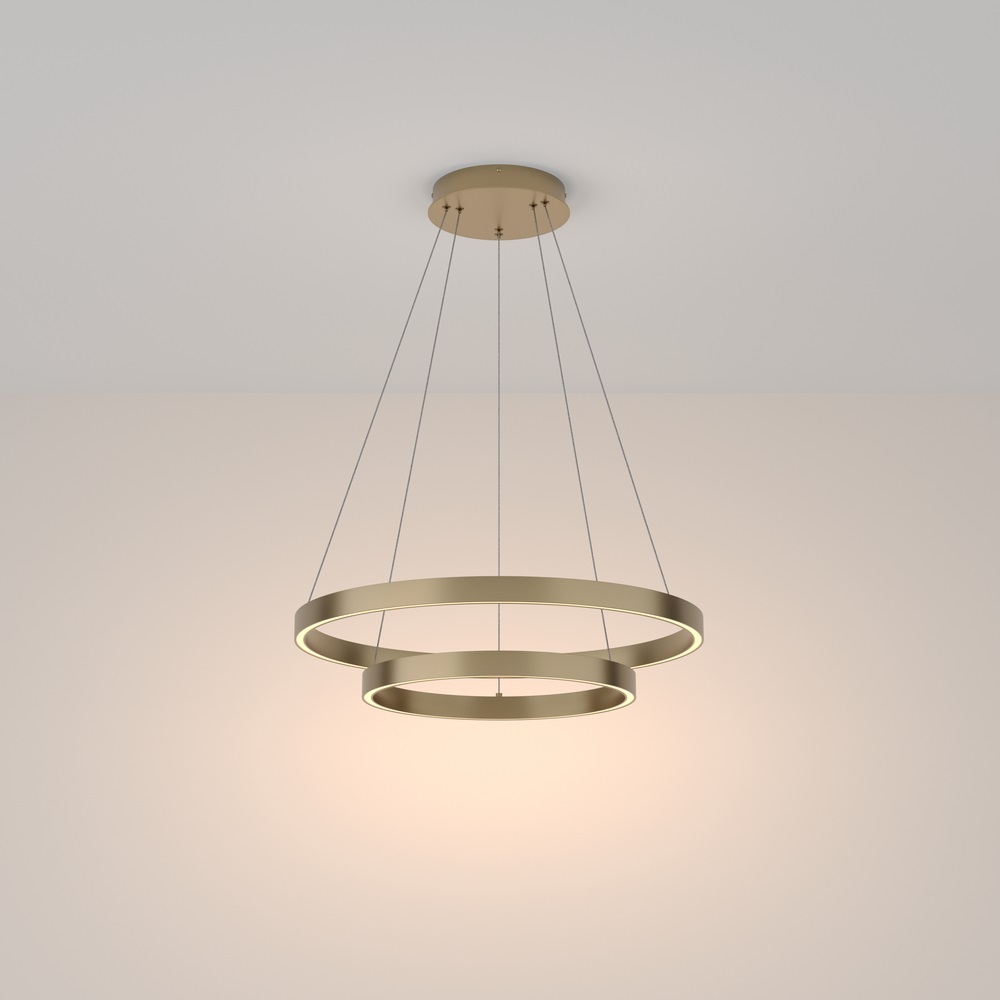 Подвесная светодиодная люстра Maytoni Rim MOD058PL-L55BSK
