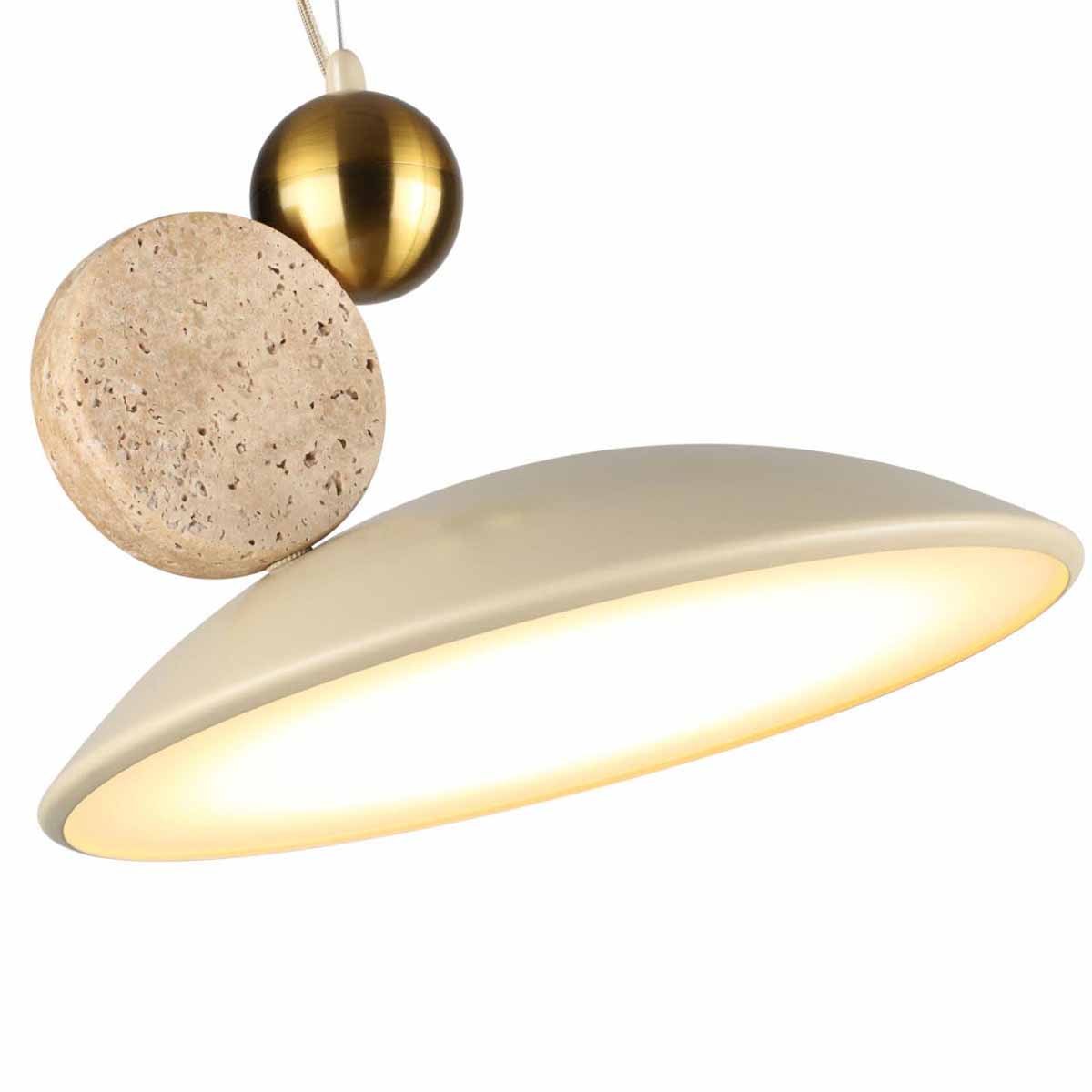 Подвесной светодиодный светильник Odeon Light Travertino 6625/20L