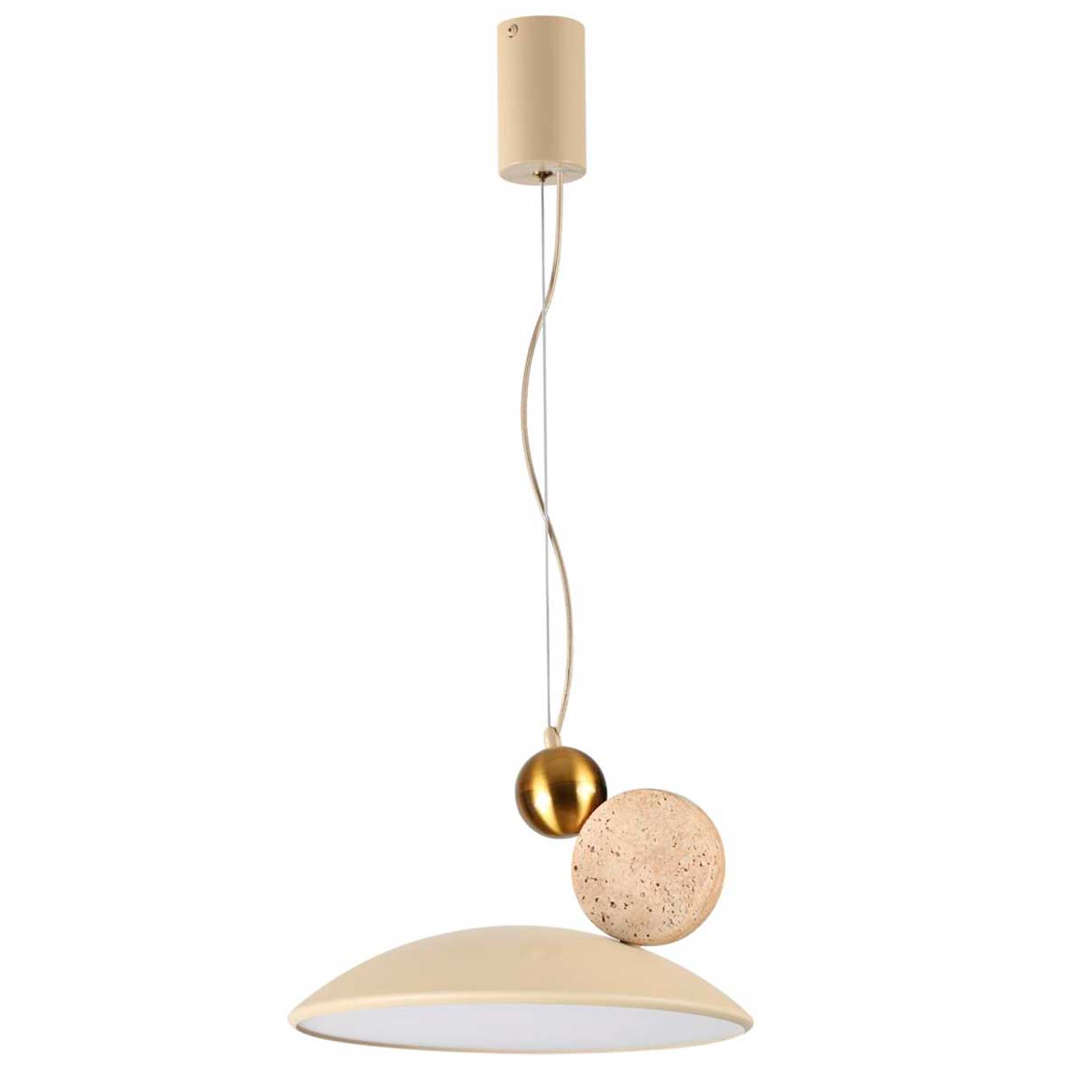 Подвесной светодиодный светильник Odeon Light Travertino 6625/20L
