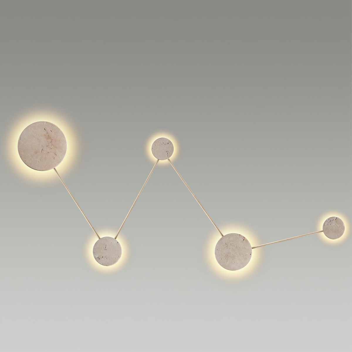 Настенный светодиодный светильник Odeon Light Travertino 6625/25WL