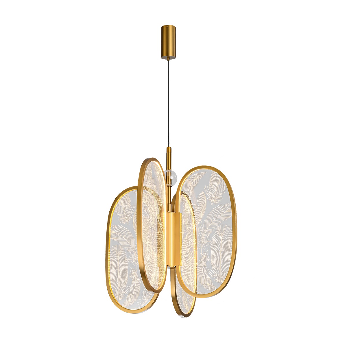 Подвесной светодиодный светильник Odeon Light Exclusive Piuma 6664/38L