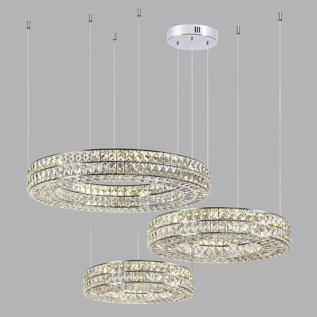 Потолочная база для 3-х колец Odeon Light Panta 4927/3R