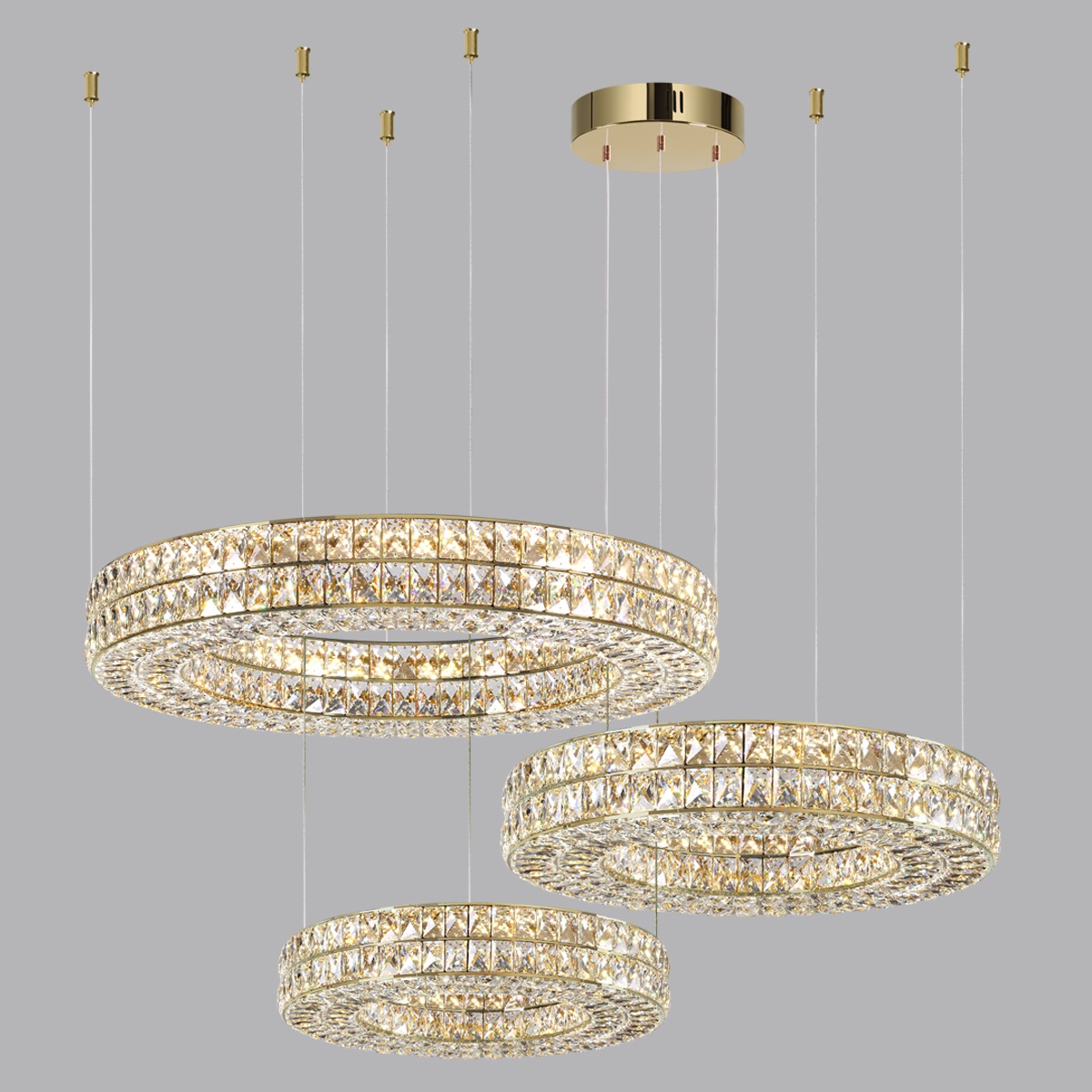Потолочная база для 3-х колец Odeon Light Panta 4926/3R