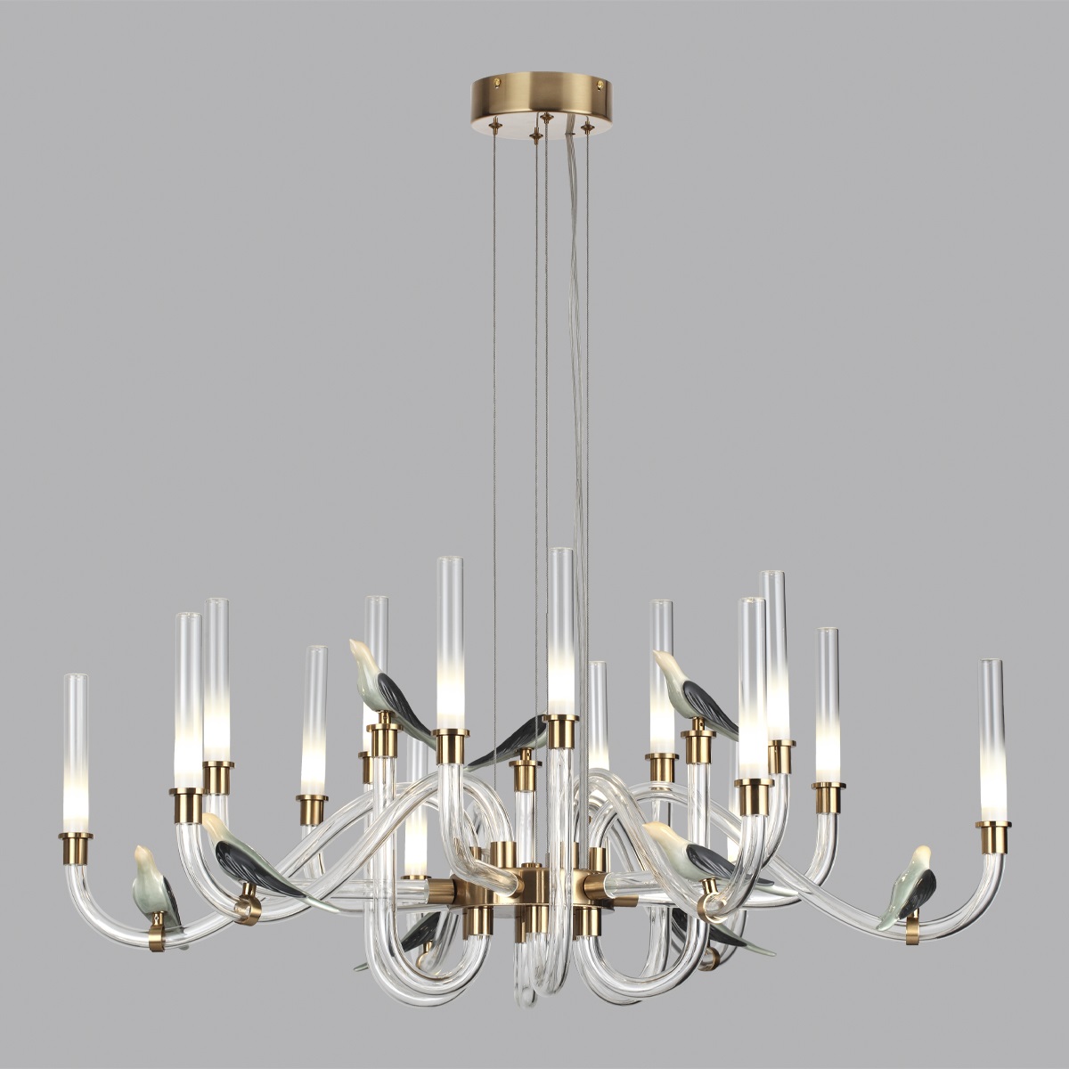 Подвесная светодиодная люстра Odeon Light Lark 5431/37L