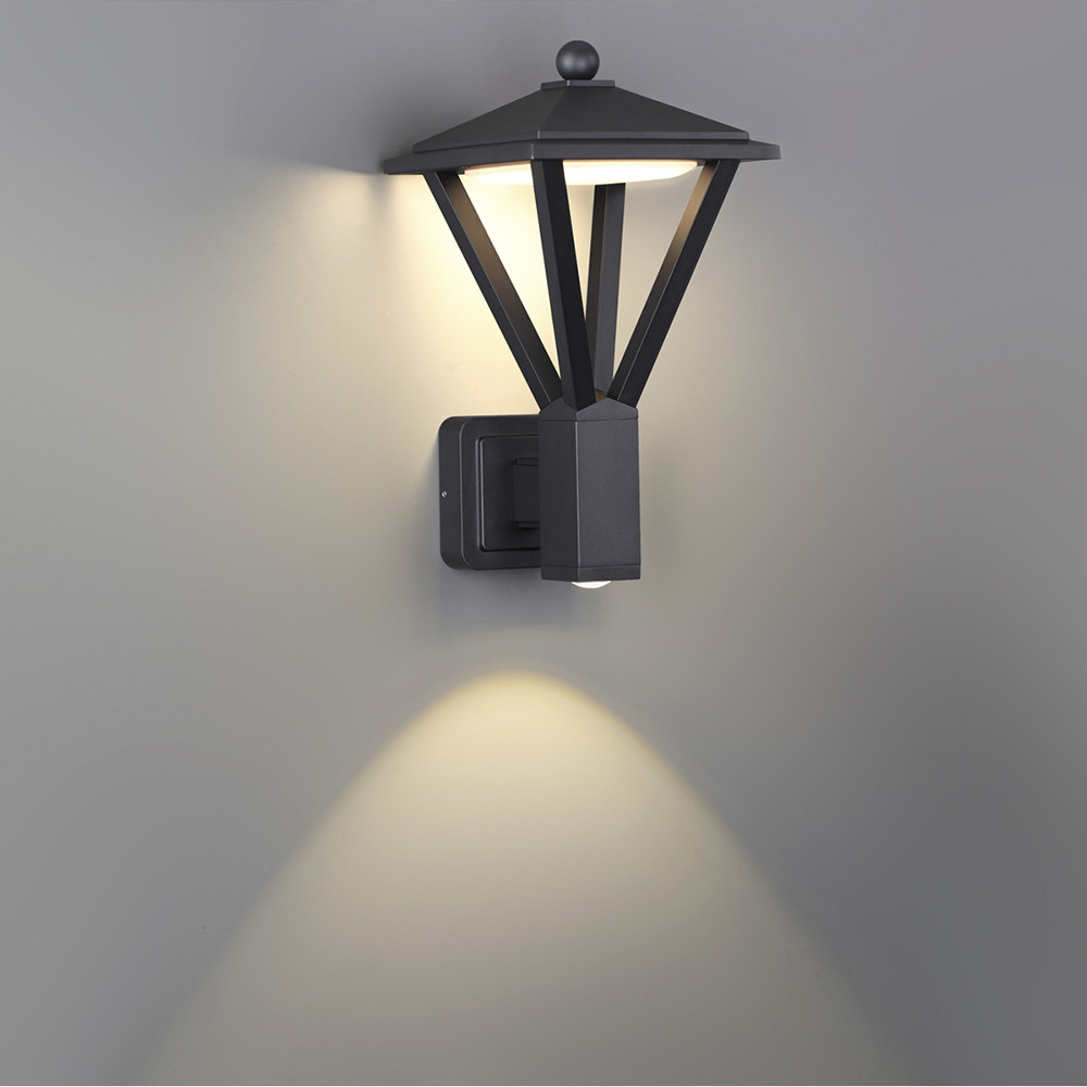 Уличный настенный светодиодный светильник Odeon Light Bearitz 6655/15WL
