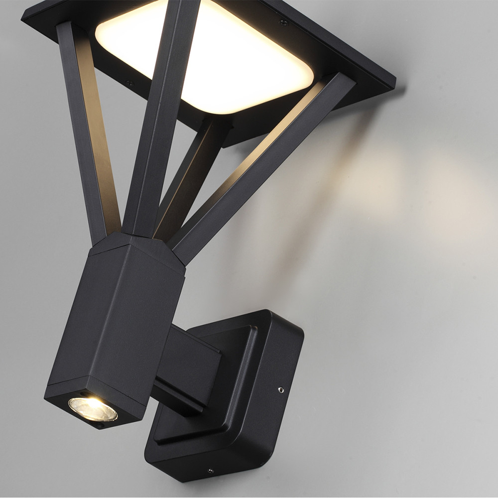 Уличный настенный светодиодный светильник Odeon Light Bearitz 6655/15WL