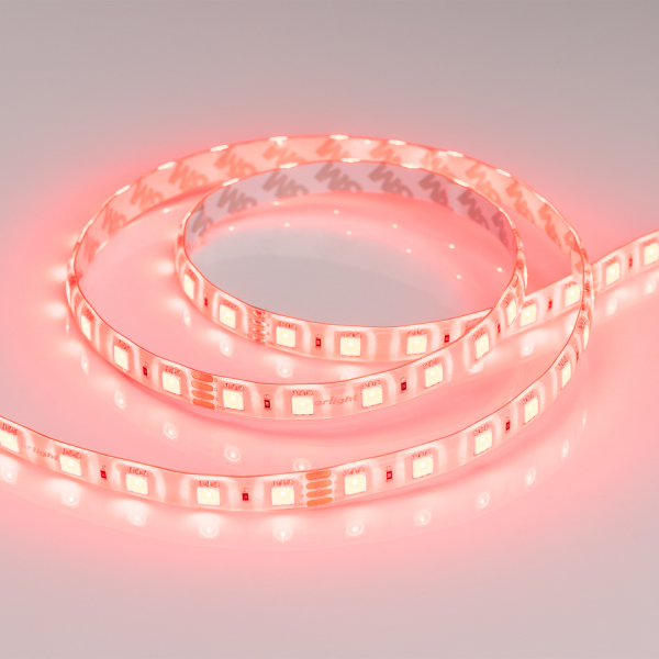 Светодиодная лента Arlight 14,4W/m 60LED/m 5060 RGB 10mm 24V 5M IP65 014794(2)