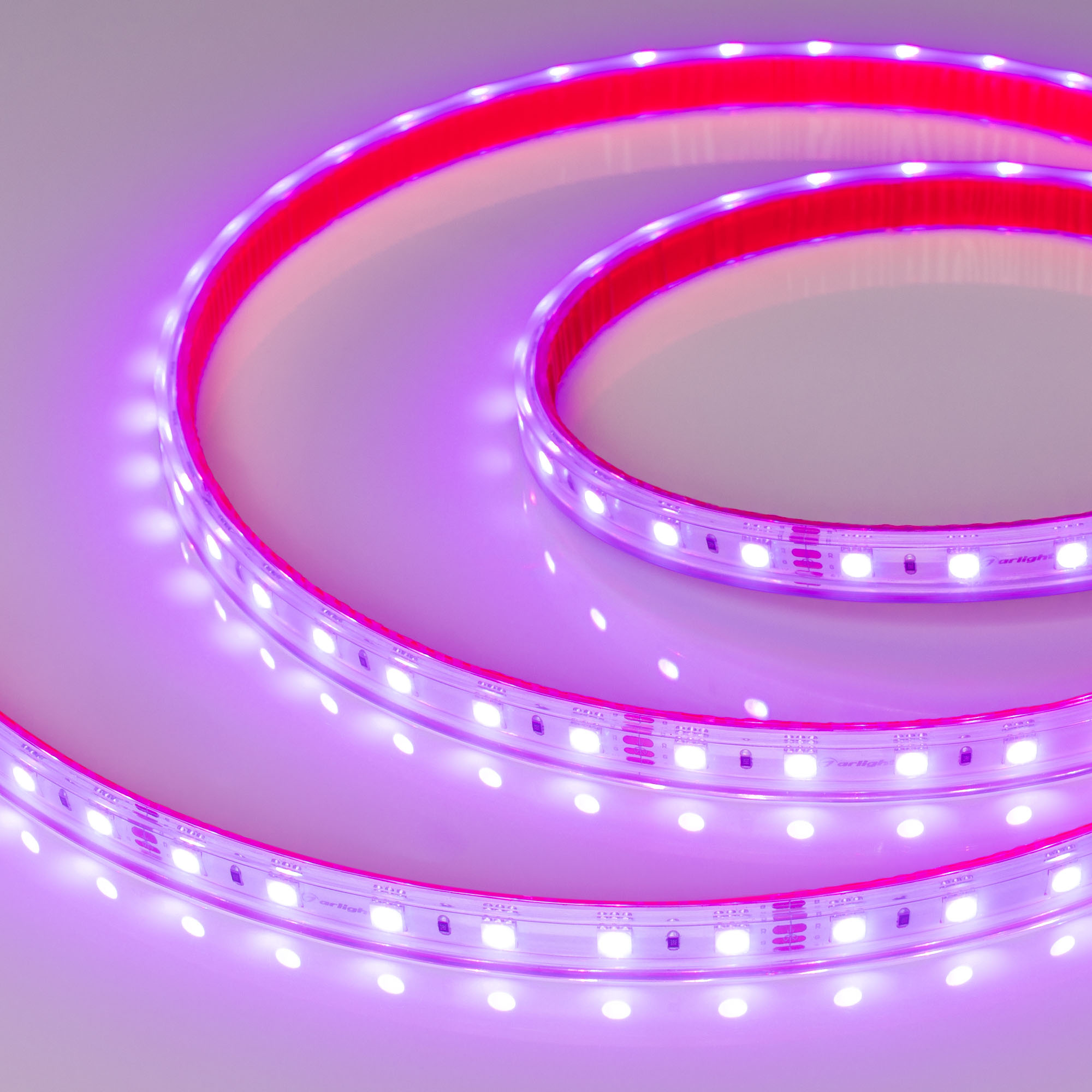 Светодиодная лента Arlight 14,4W/m 60LED/m 5060 RGB 12mm 24V 5M IP67 021400(2)