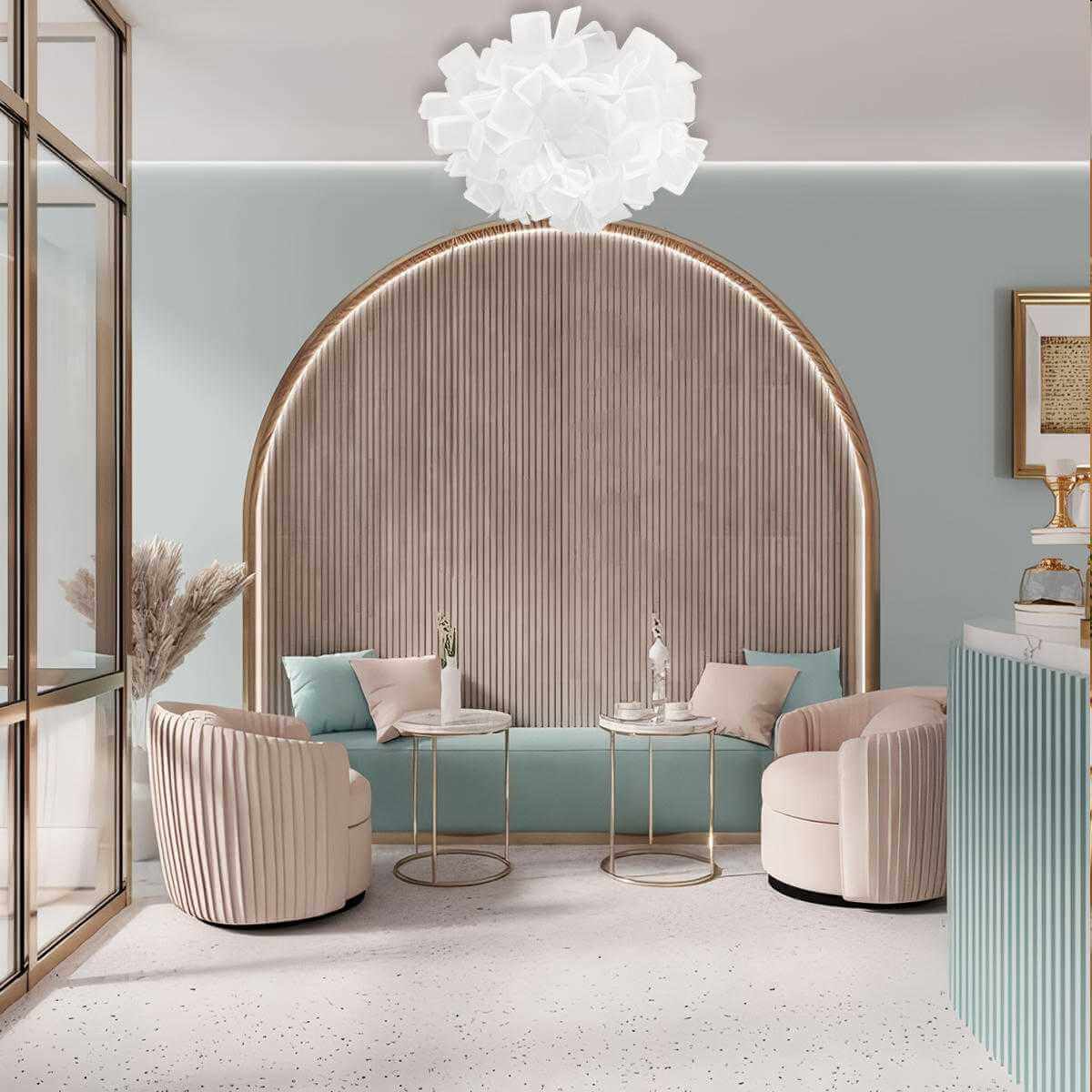 Потолочная светодиодная люстра Loft IT Clizia 10231/780C White