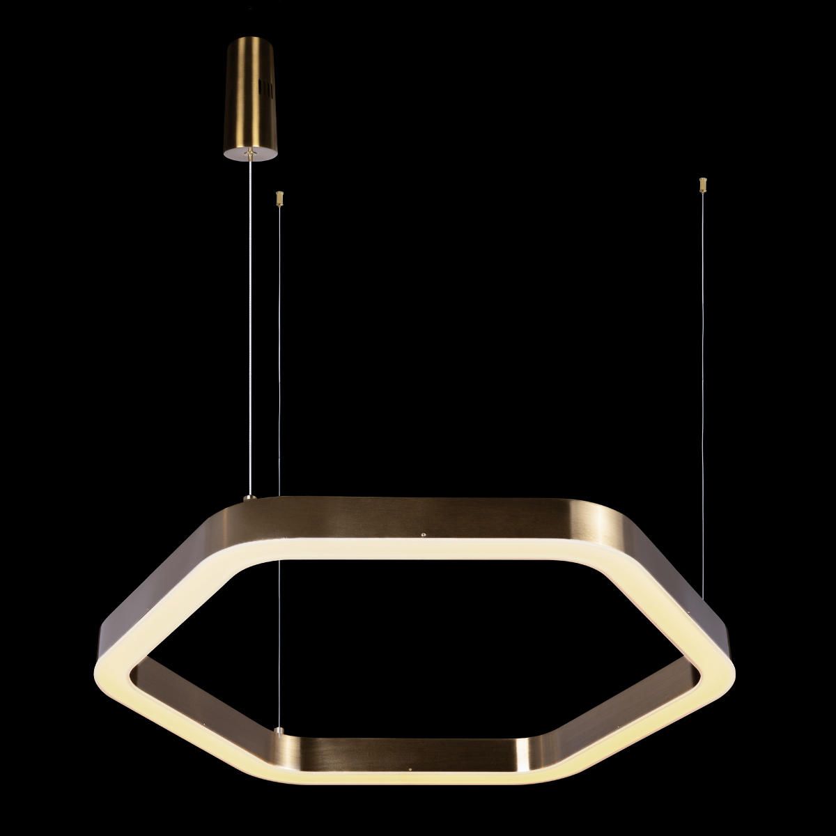 Подвесная светодиодная люстра Loft IT Titanium 10243S Gold