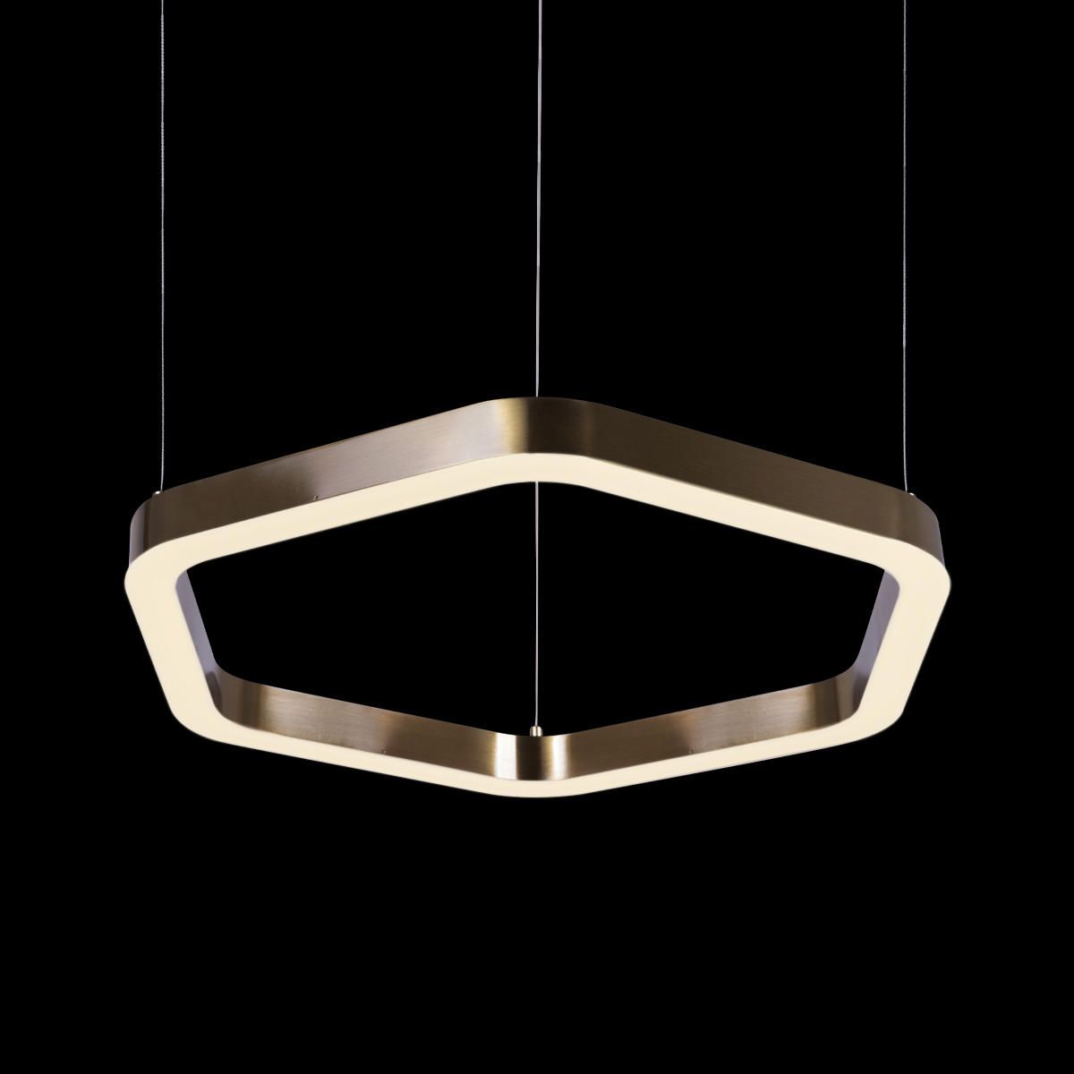 Подвесная светодиодная люстра Loft IT Titanium 10243S Gold