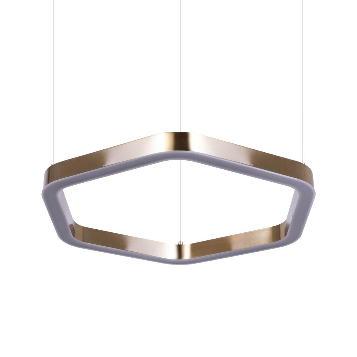 Подвесная светодиодная люстра Loft IT Titanium 10243S Gold