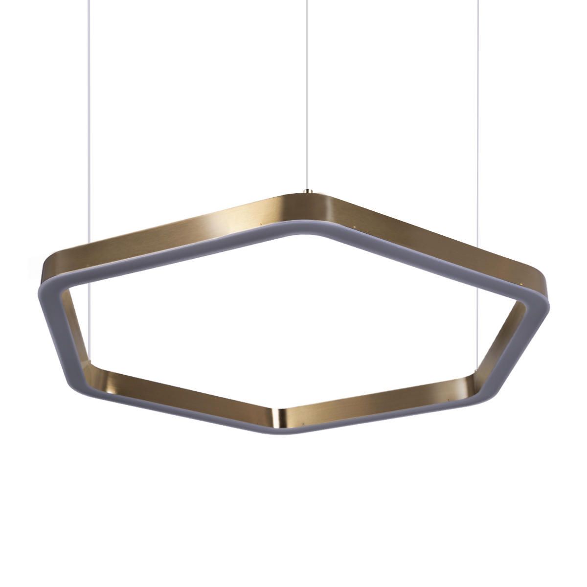 Подвесная светодиодная люстра Loft IT Titanium 10243M Gold